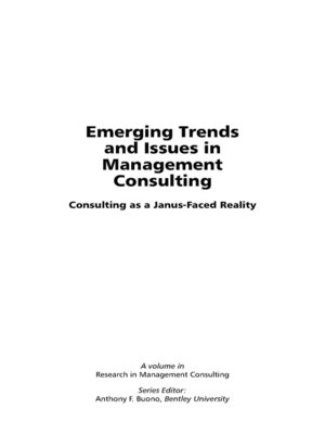 cover image of Emerging Trends and Issues in Management Consulting